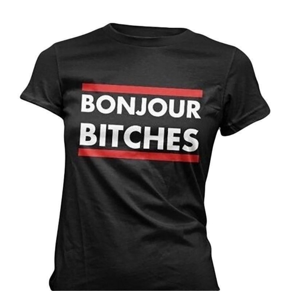Bonjour BITCH*s Tee - Picture 7 of 7